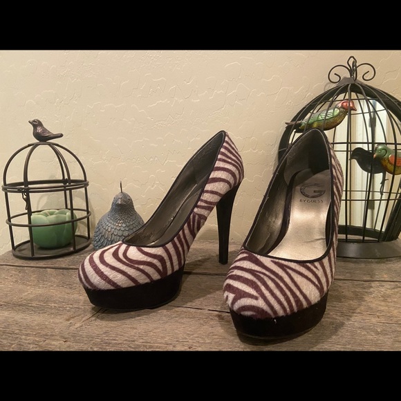 Guess zebra striped platform stilettos - Picture 10 of 12